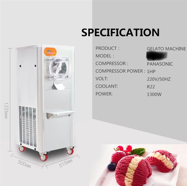 Máy làm kem cứng kiểu đứng