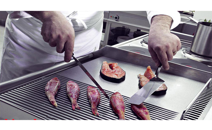 bếp chiên rán mặt phẳng